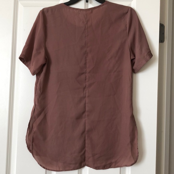 Native Rose Brown Tunic Top - Picture 2 of 8